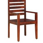 City Furniture Solid Sheesham Wood Multipurpose Chair for Living Room Bedroom Home Wooden Armchair Furniture for Garden Balcony Outdoor Indoor